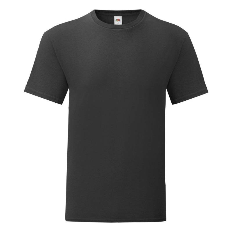 Tshirt Iconic Herren Schwarz 3XL von Fruit of the Loom