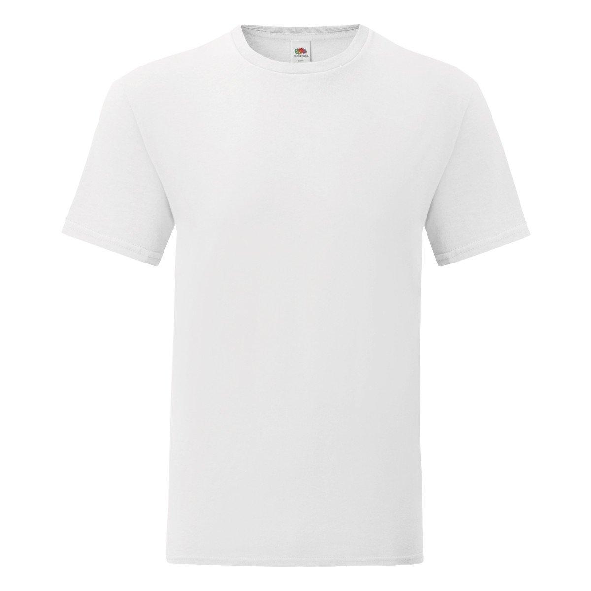 Tshirt Iconic Herren Weiss XL von Fruit of the Loom