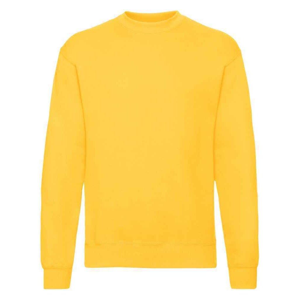 "classic" Sweatshirt Damen Gelb 3XL von Fruit of the Loom