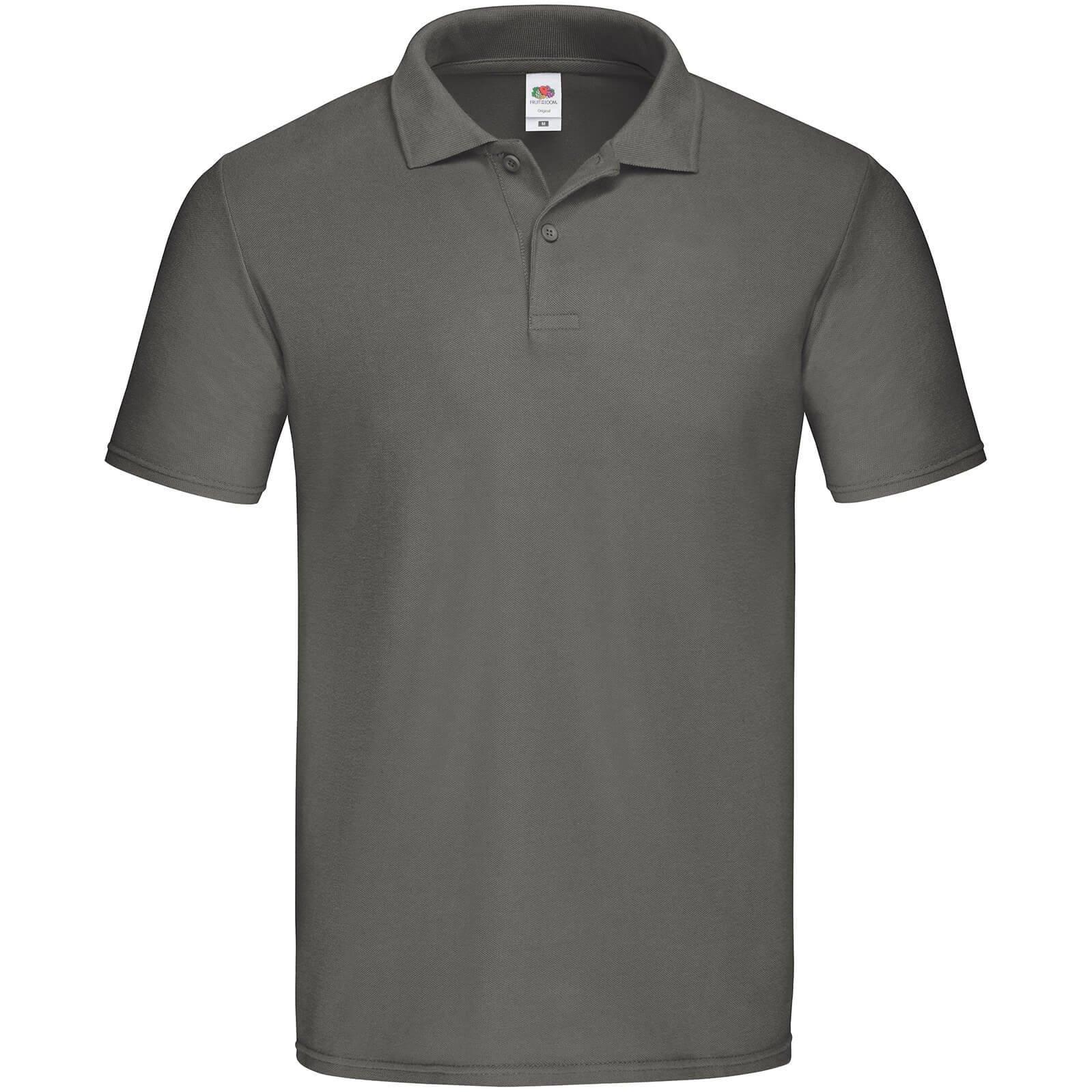 "original" Poloshirt Herren Taubengrau 3XL von Fruit of the Loom