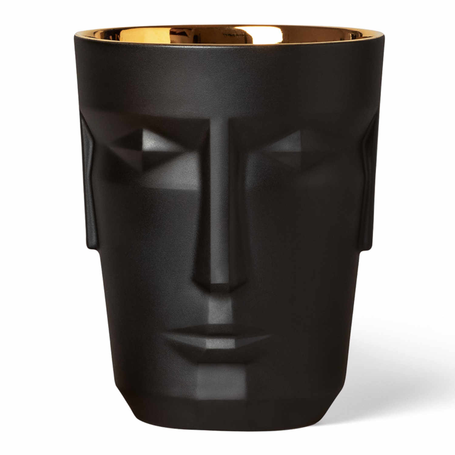 Sieger Prometheus Tumbler Cocktailbecher, Ausführung mattsatiniert, schwarz, gold von Fürstenberg