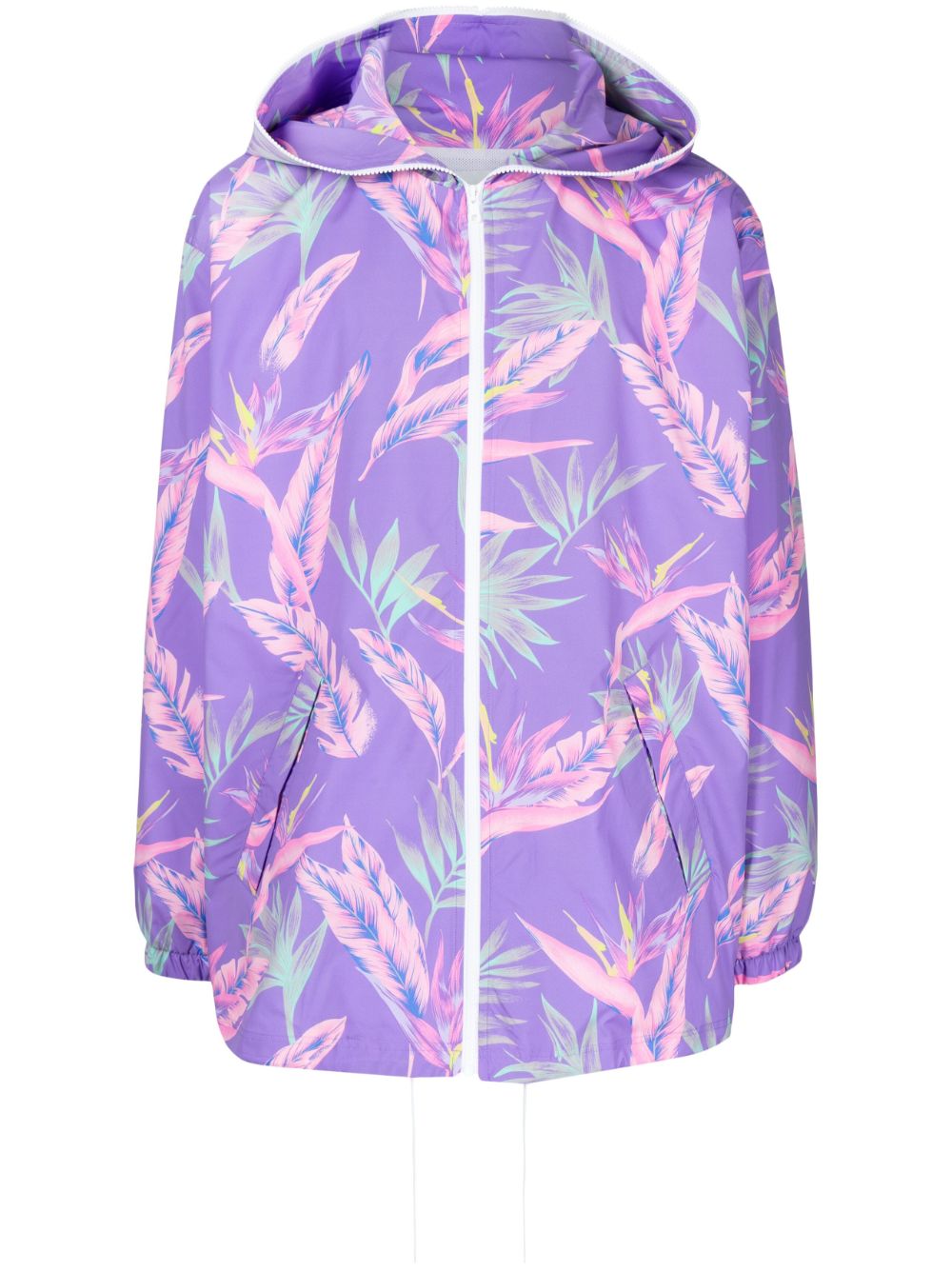 Fumito Ganryu botanical-print zipped jacket - Purple von Fumito Ganryu