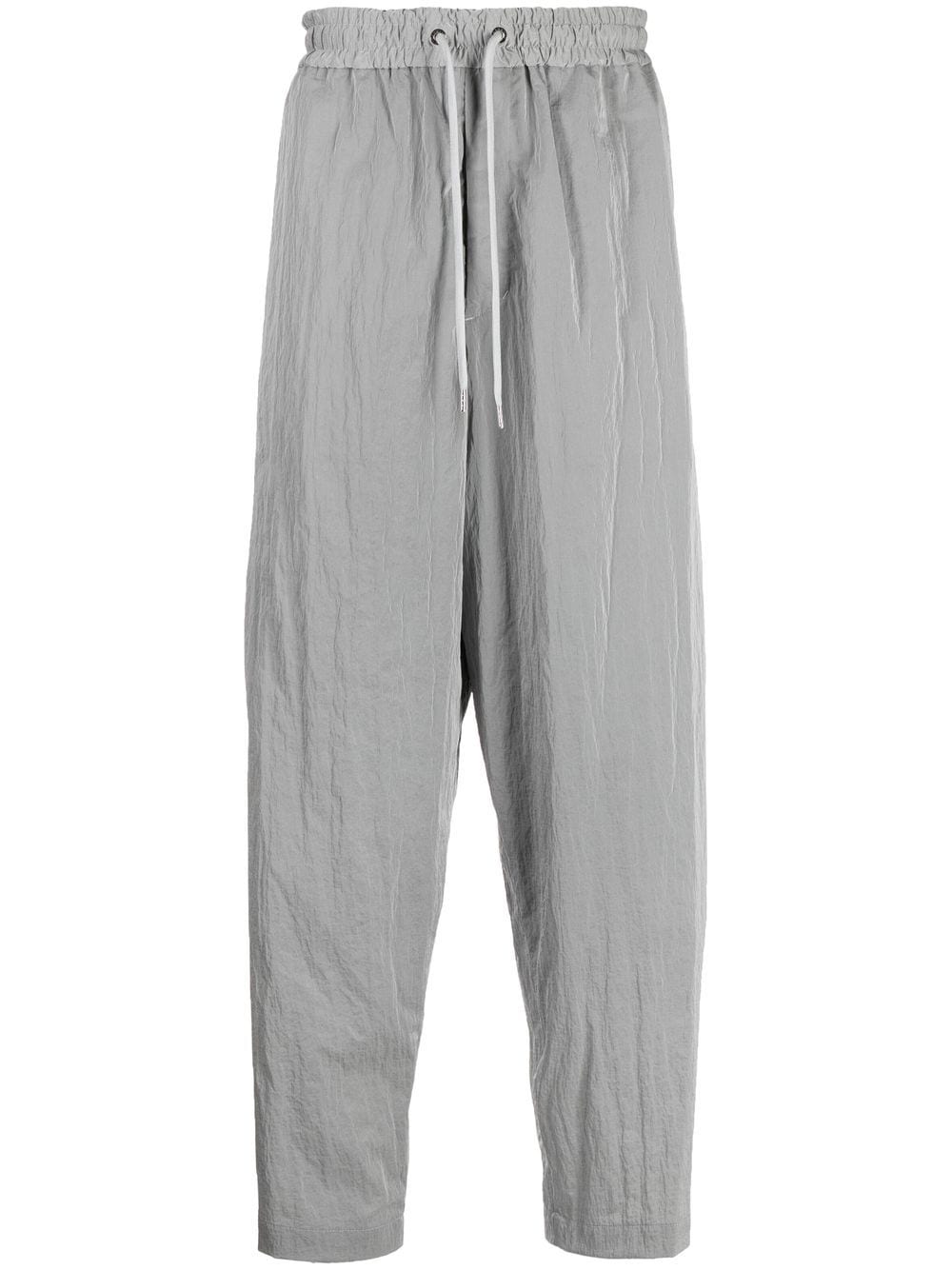 Fumito Ganryu drawstring-waistband track pants - Grey von Fumito Ganryu