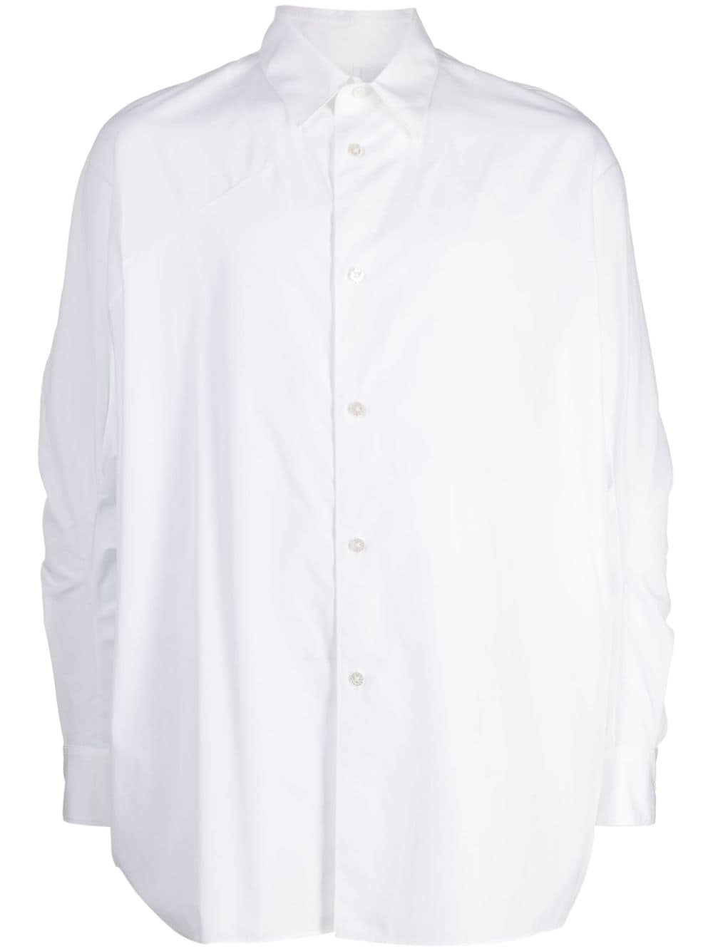 Fumito Ganryu long-sleeve cotton shirt - White von Fumito Ganryu