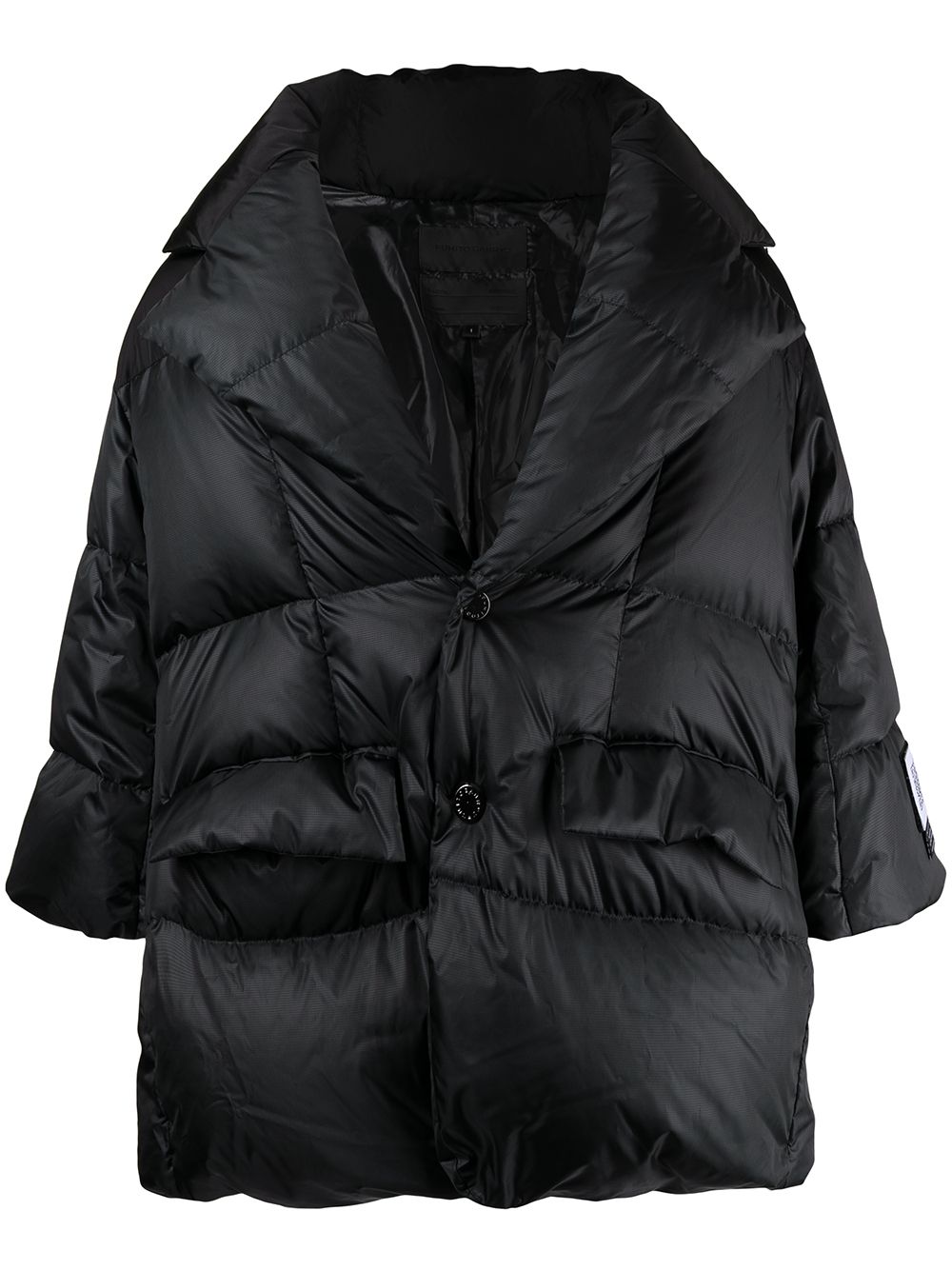 Fumito Ganryu oversized quilted jacket - Black von Fumito Ganryu