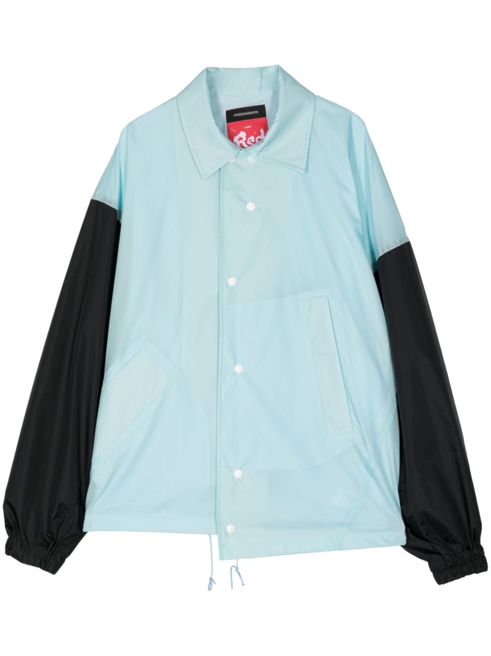 Fumito Ganryu x Phenomenon logo-print shirt jacket - Blue von Fumito Ganryu