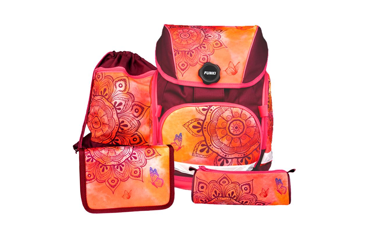 Funki Schulrucksack »Joy-Bag Mandala 4-teilig« von Funki