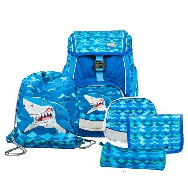 Flexi-bag Set Big Shark 6040.606 Blau 5-teilig Herren  ONE SIZE von Funki