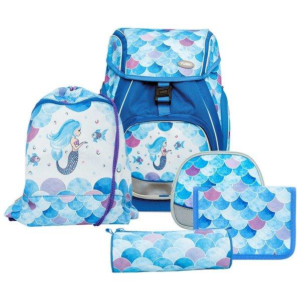 Schulthek-set Flexy-bag 6040.609 Mermaid 5-teilig Herren  ONE SIZE von Funki