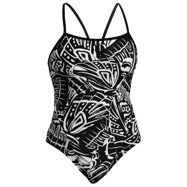 Funkita - Women's Single Strap One Piece - Badeanzug Gr 42 schwarz/grau Funkita - Women's Single Strap One Piece - Badeanzug Gr 42 schwarz/grau von Funkita