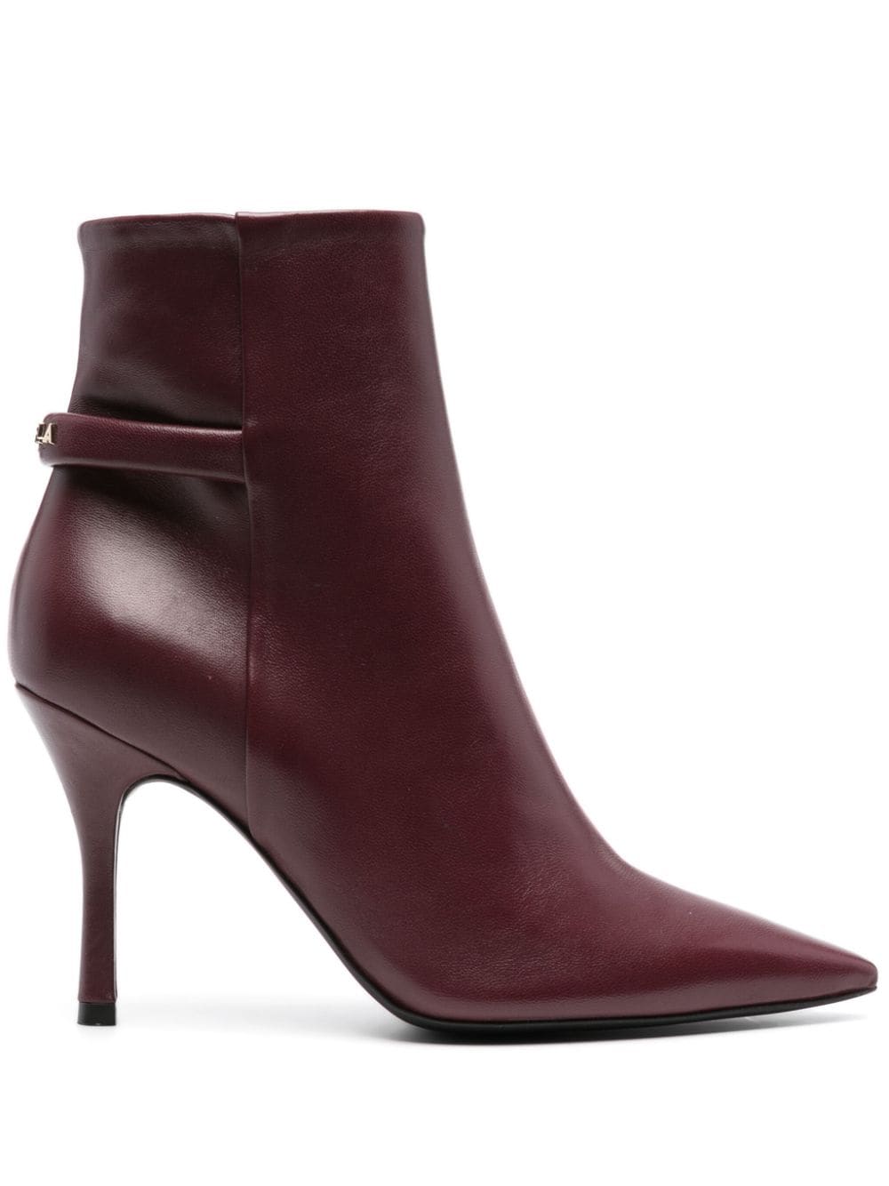 Furla 100mm pointed-toe ankle boots - Red von Furla