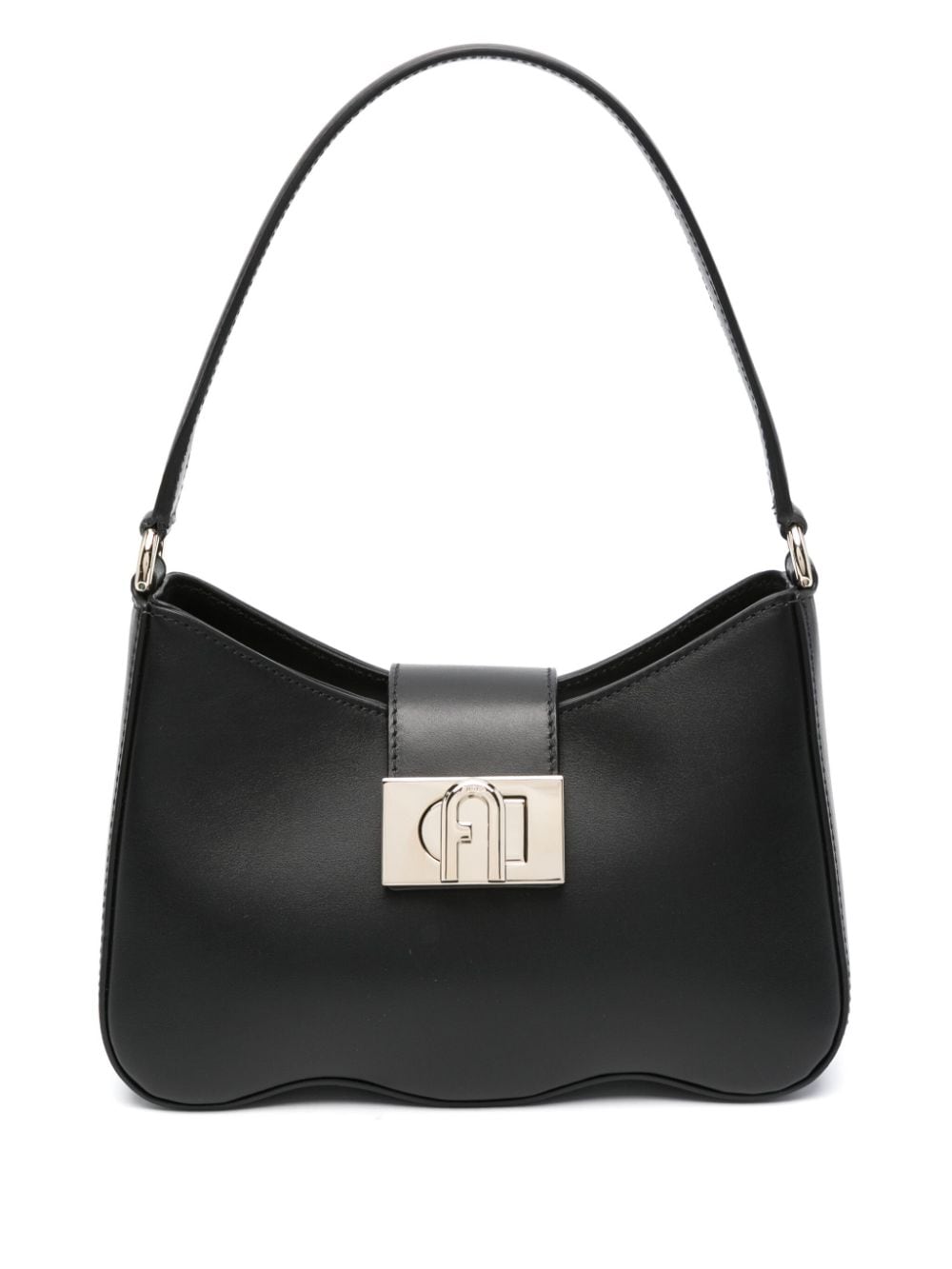 Furla 1927 Wave leather shoulder bag - Black von Furla