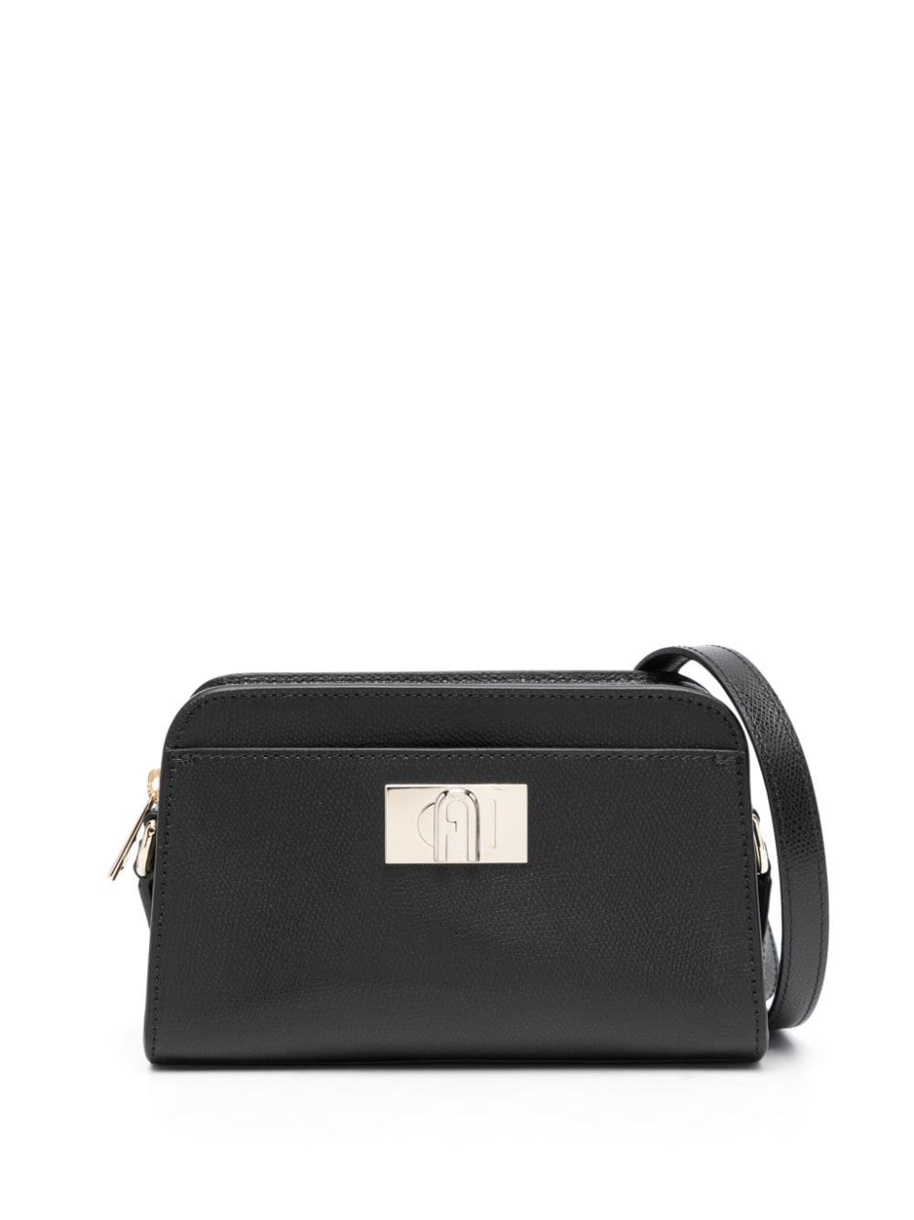 Furla 1927 leather crossbody bag - Black von Furla