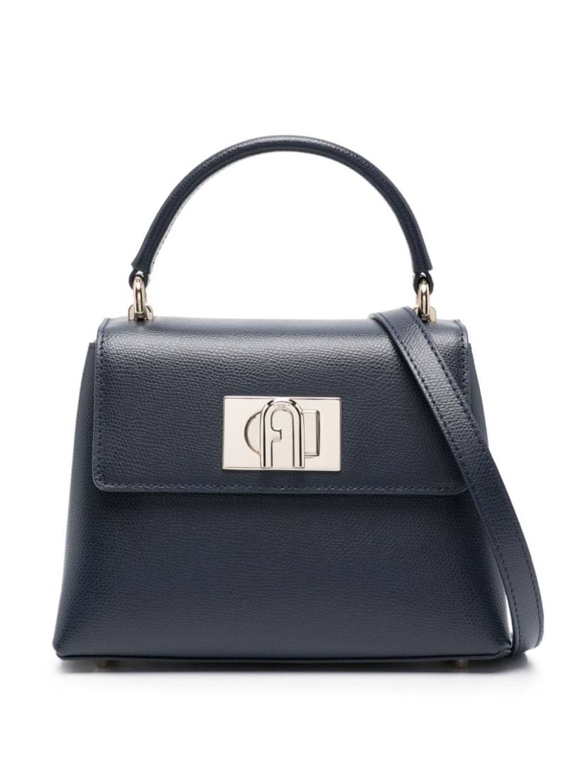 Furla 1927 leather mini tote bag - Blue von Furla