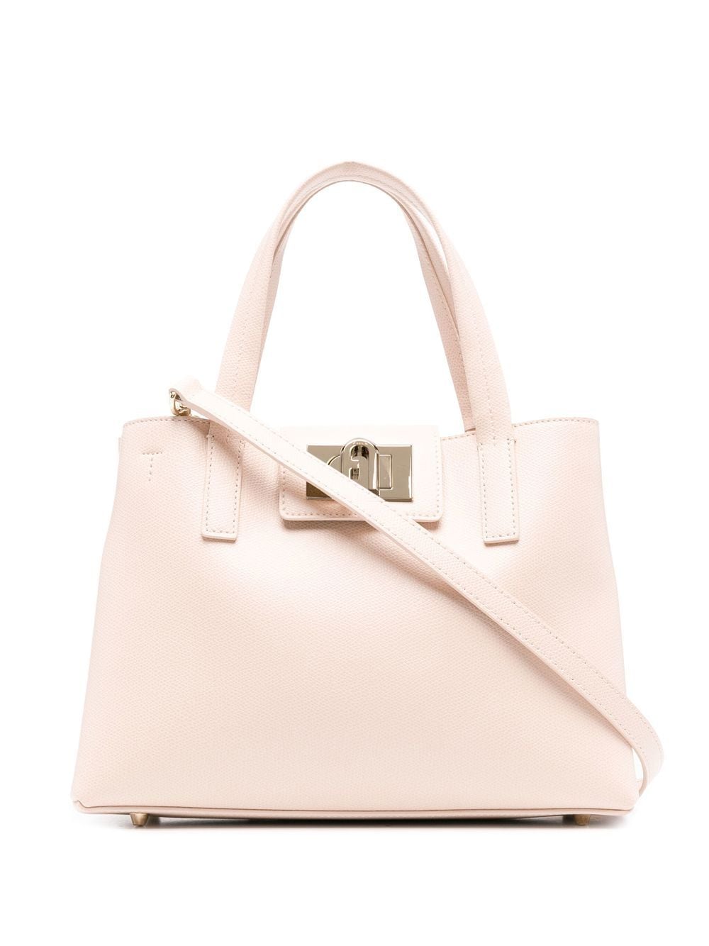 Furla 1927 leather tote bag - Neutrals von Furla