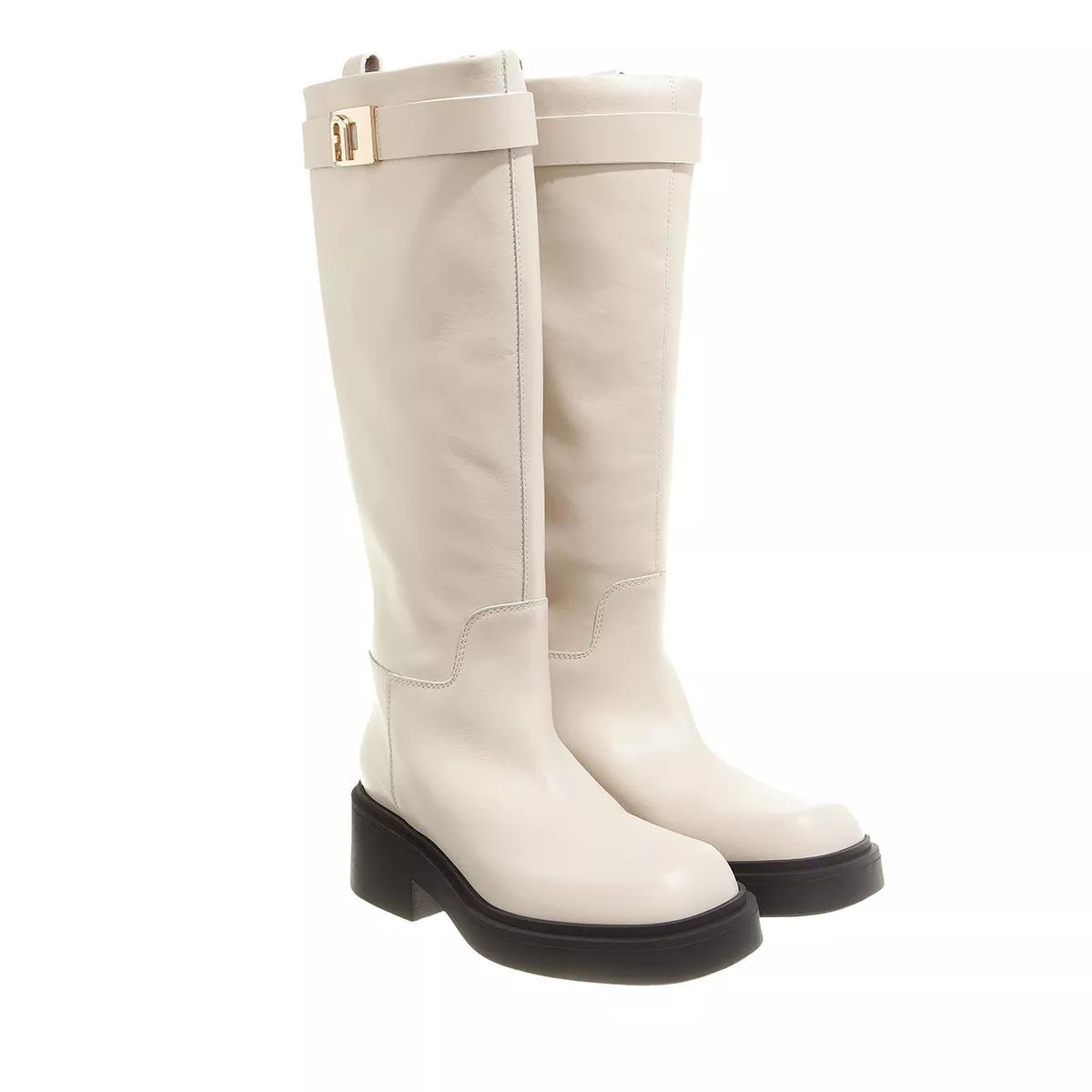 Furla Boots & Stiefeletten - Furla College High Boot T.35 - Gr. 36 (EU) - in Beige - für Damen von Furla