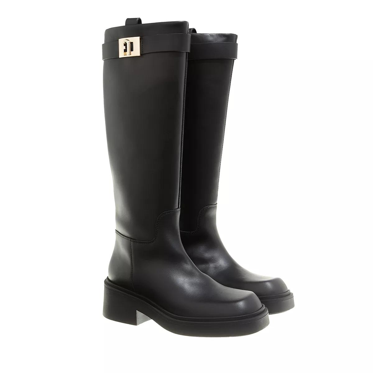 Furla Boots & Stiefeletten - Furla College High Boot T.35 - Gr. 36 (EU) - in Schwarz - für Damen von Furla