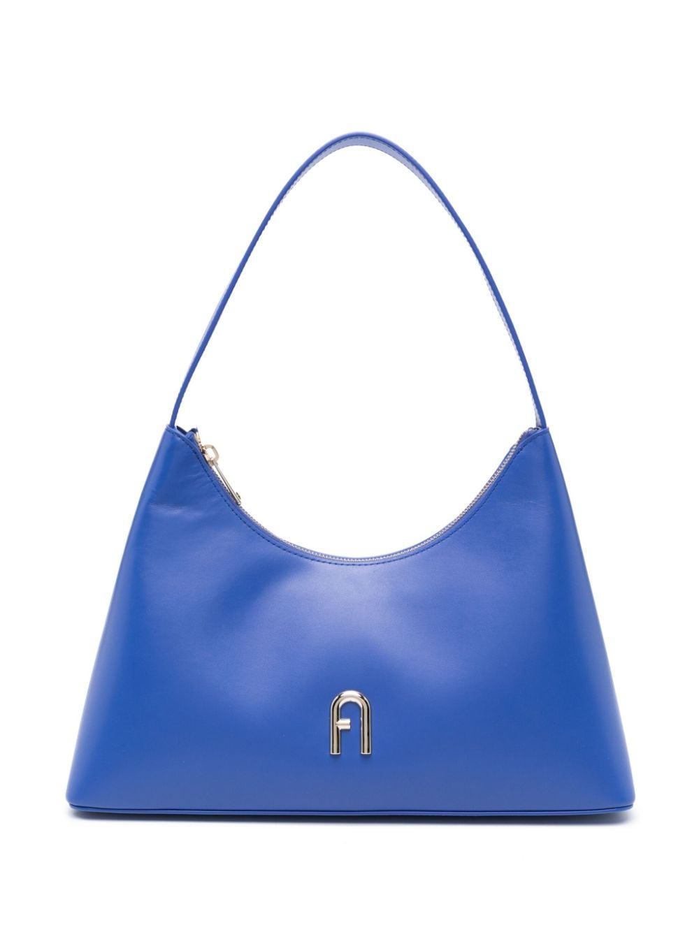 Furla Diamante logo-plaque leather bag - Blue von Furla