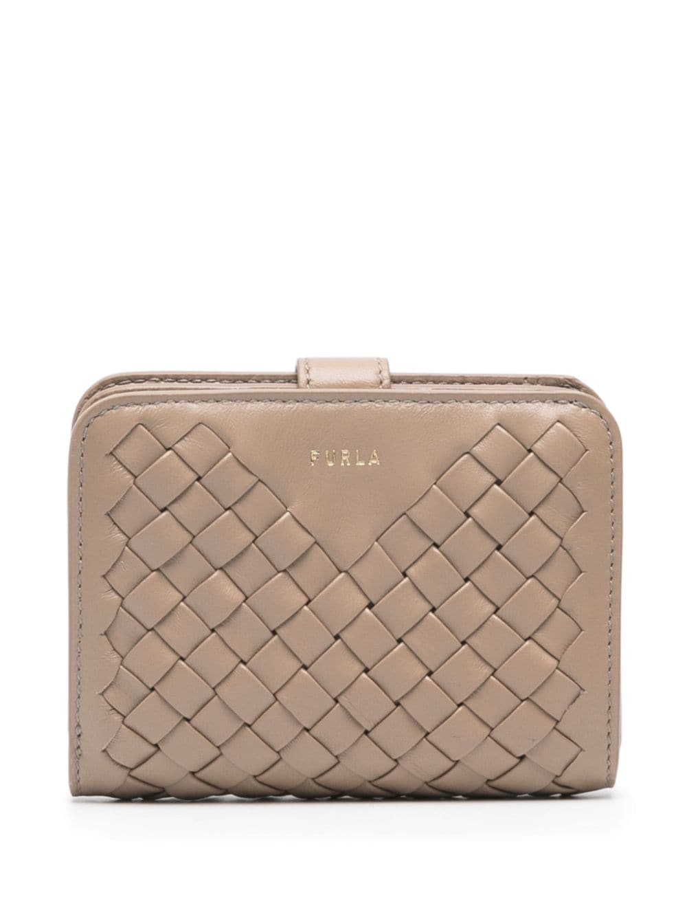 Furla Gerla leather wallet - Neutrals von Furla