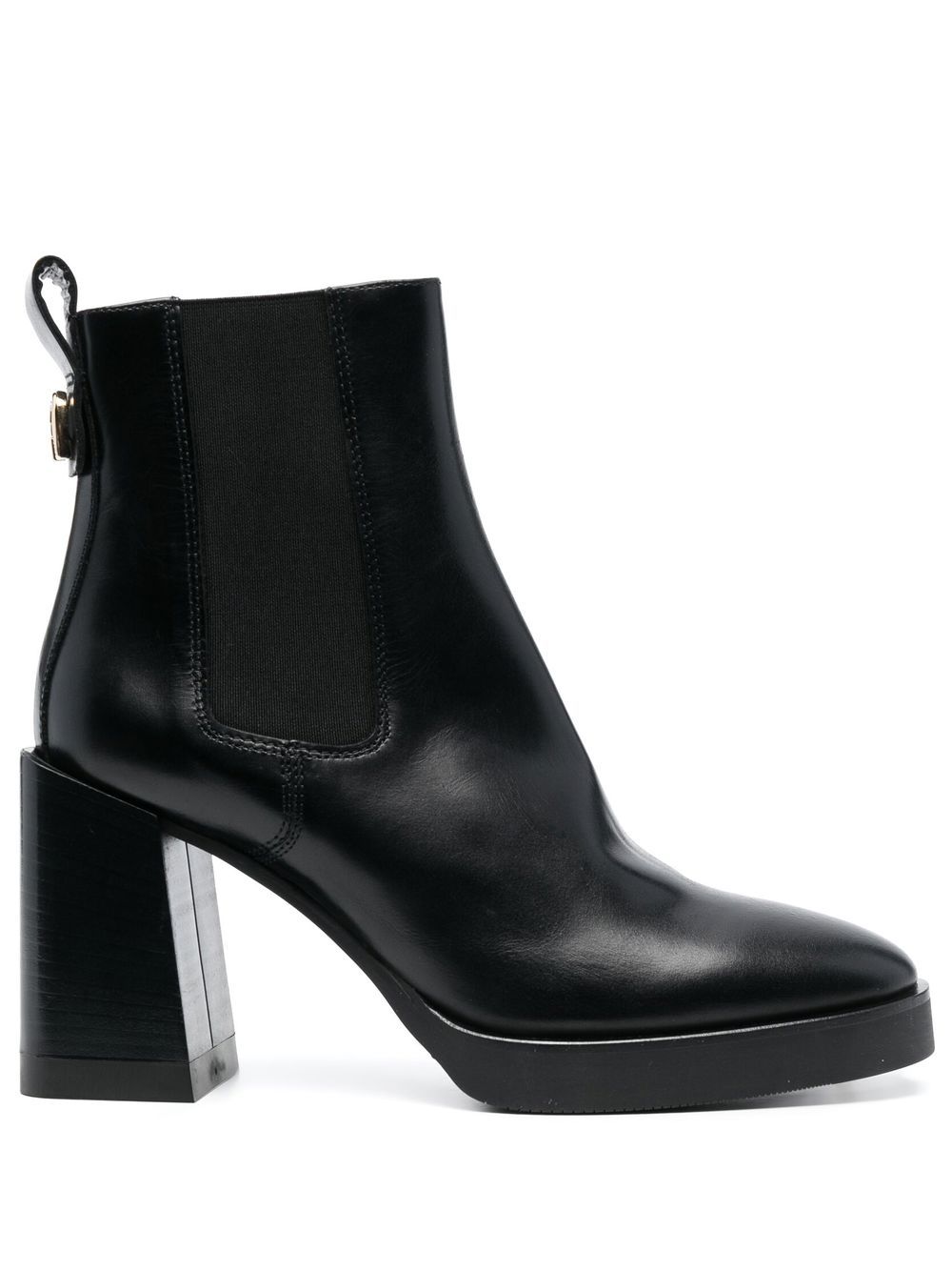 Furla Greta 90mm leather Chelsea boots - Black von Furla