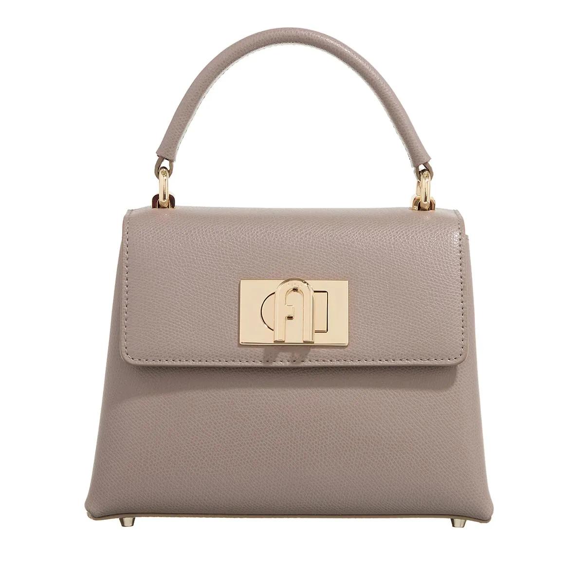 Furla Handtasche - Furla 1927 Mini Top Handle - Gr. unisize - in Taupe - für Damen Furla Handtasche - Furla 1927 Mini Top Handle - Gr. unisize - in Taupe - für Damen von Furla