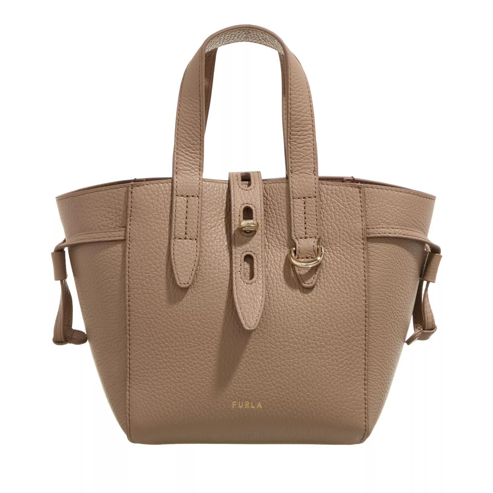 Furla Henkeltasche - Furla Net Mini Tote - Gr. unisize - in Taupe - für Damen von Furla