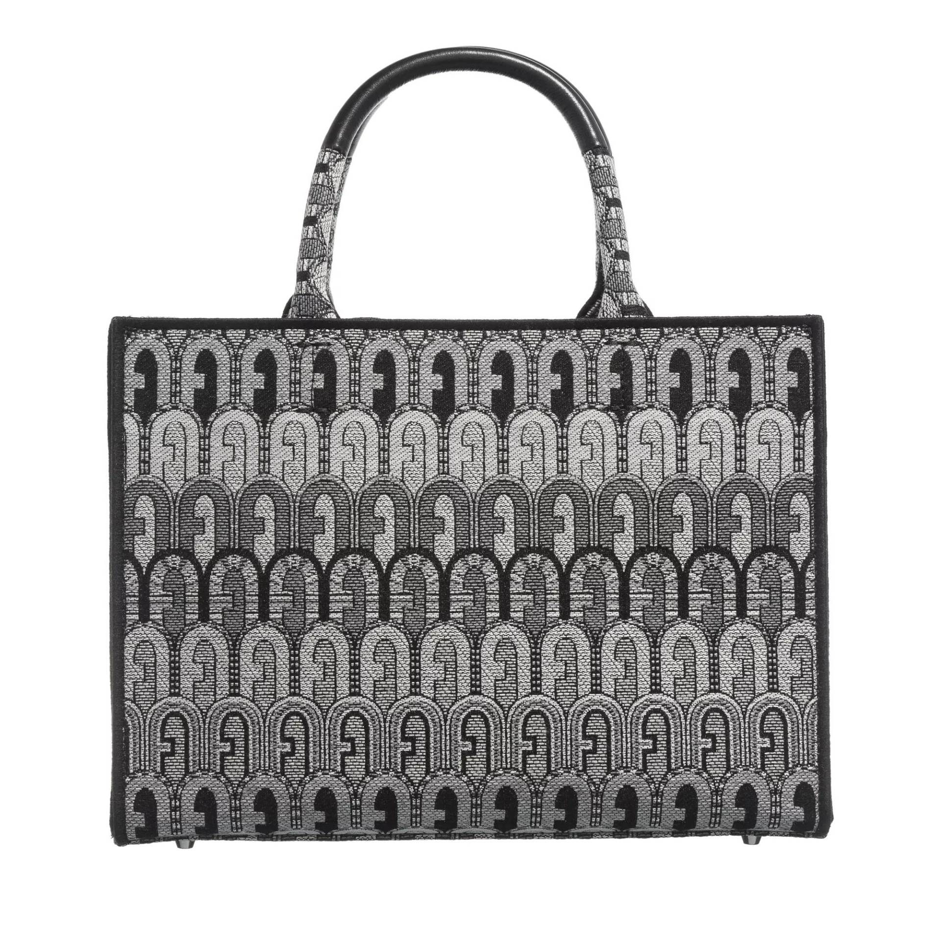 Furla Henkeltasche - Furla Opportunity S Tote - Tessuto Jacquard Arco E - Gr. unisize - in Schwarz - für Damen von Furla