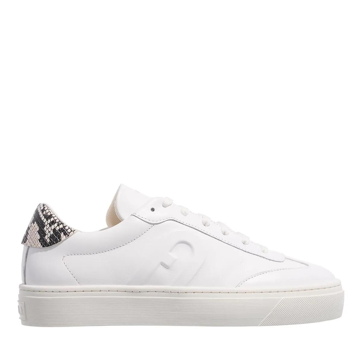 Furla Low-Top Sneaker - Vitello Soft+Capra Scamosciata St.Viperi - Gr. 36 (EU) - in Weiß - für Damen von Furla