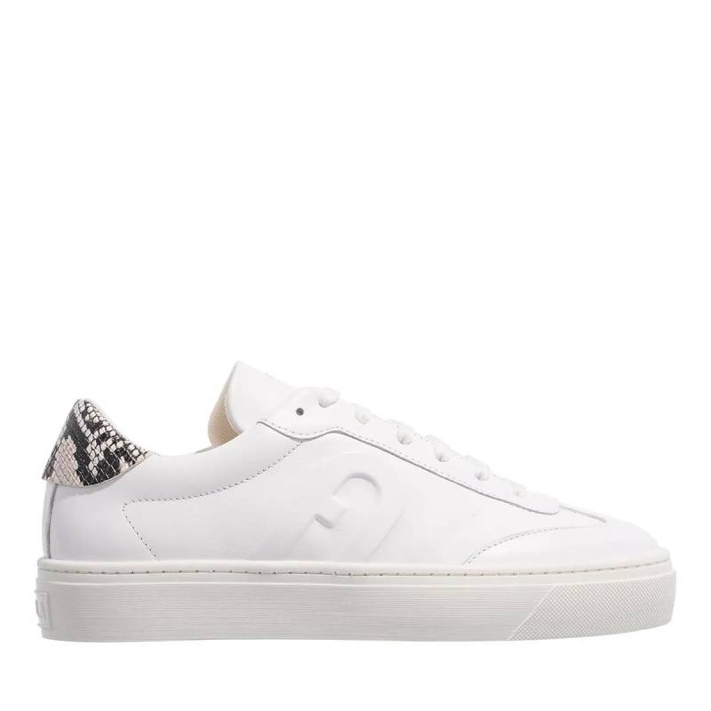 Furla Low-Top Sneaker - Vitello Soft+Capra Scamosciata St.Viperi - Gr. 36 (EU) - in Weiß - für Damen von Furla
