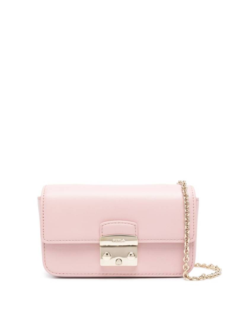 Furla Metropolis leather mini bag - Pink von Furla