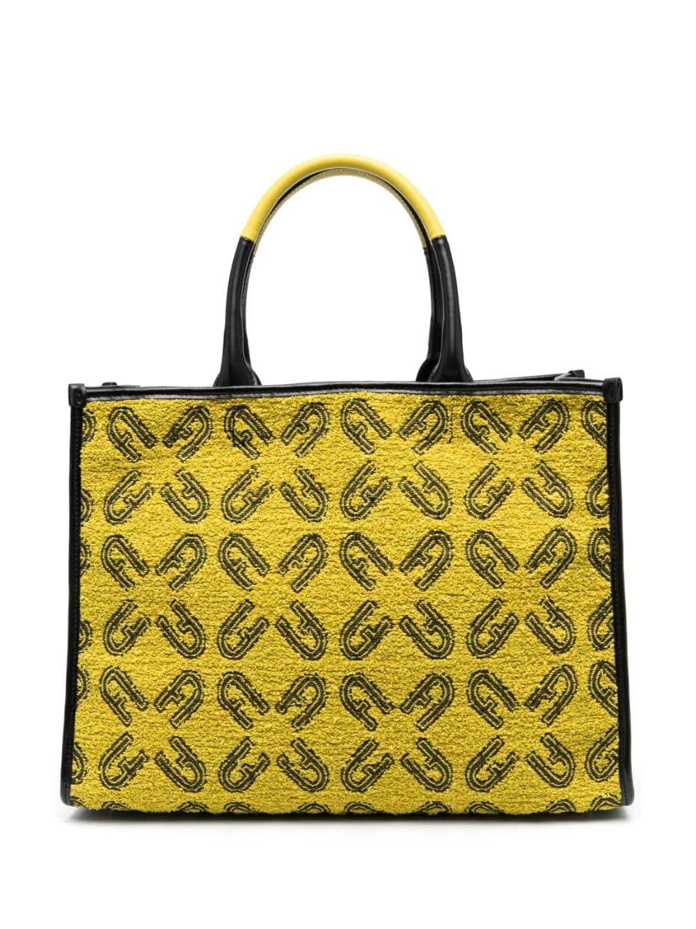 Furla Opportunity monogram-pattern tote bag - Yellow von Furla