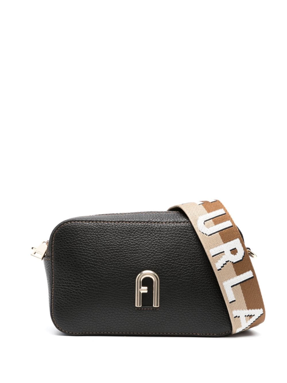 Furla Primula leather crossbody bag - Black von Furla