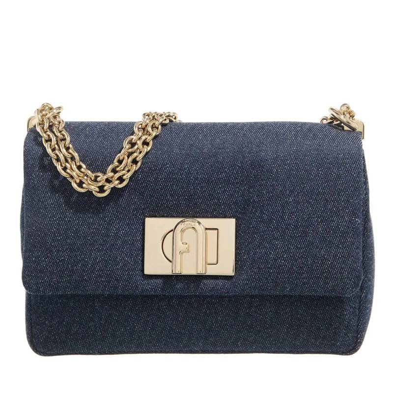 Furla Schultertasche - Furla 1927 Mini Crossbody 20 - Gr. unisize - in Blau - für Damen von Furla
