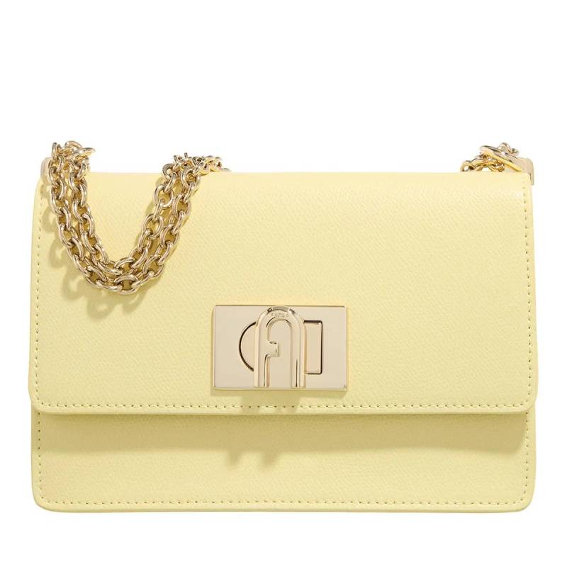 Furla Schultertasche - Furla 1927 Mini Crossbody 20 - Gr. unisize - in Gelb - für Damen von Furla
