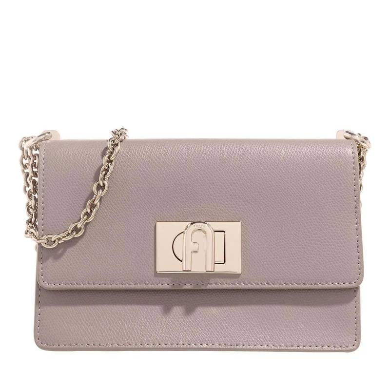 Furla Schultertasche - Furla 1927 Mini Crossbody 20 - Gr. unisize - in Taupe - für Damen von Furla