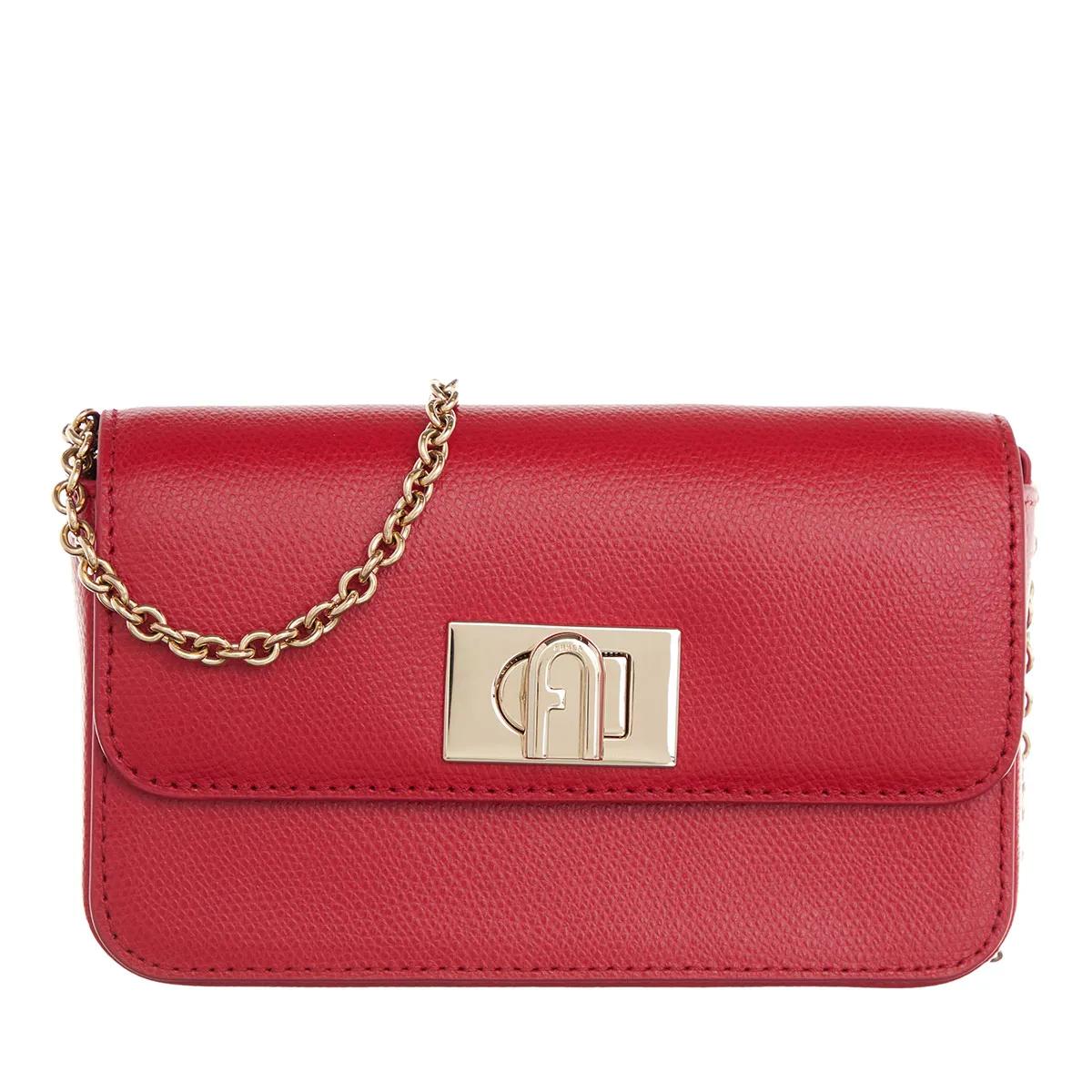 Furla Schultertasche - Furla 1927 Mini Crossbody - Gr. unisize - in Rot - für Damen Furla Schultertasche - Furla 1927 Mini Crossbody - Gr. unisize - in Rot - für Damen von Furla