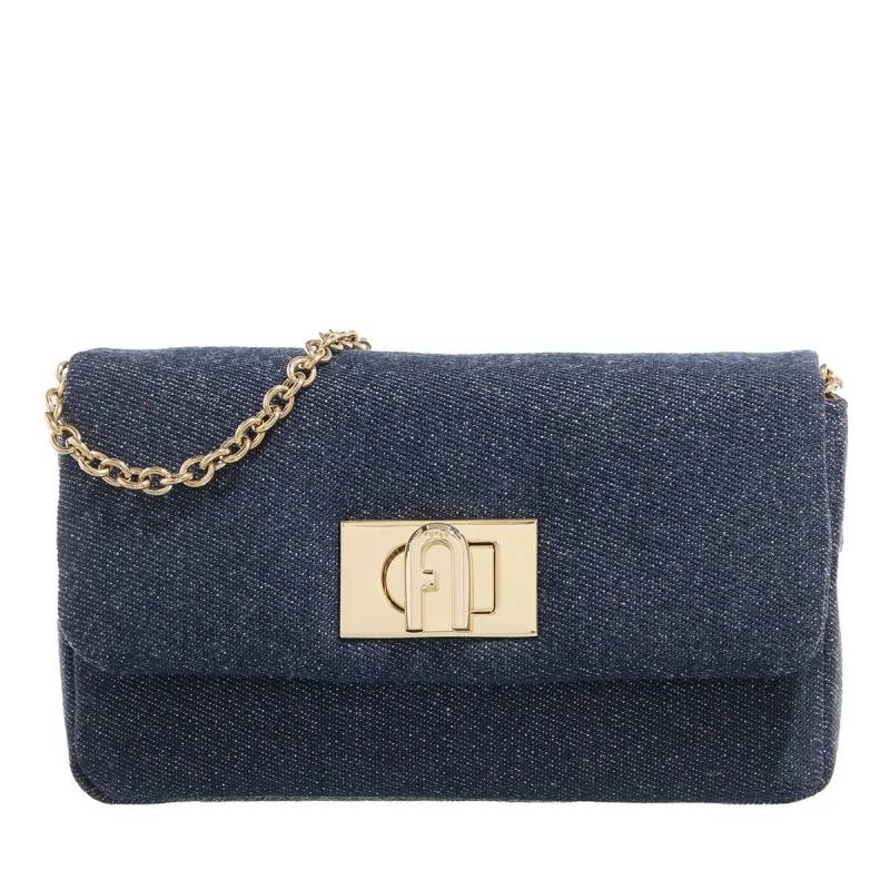 Furla Schultertasche - Furla 1927 Mini Crossbody Soft - Gr. unisize - in Blau - für Damen von Furla