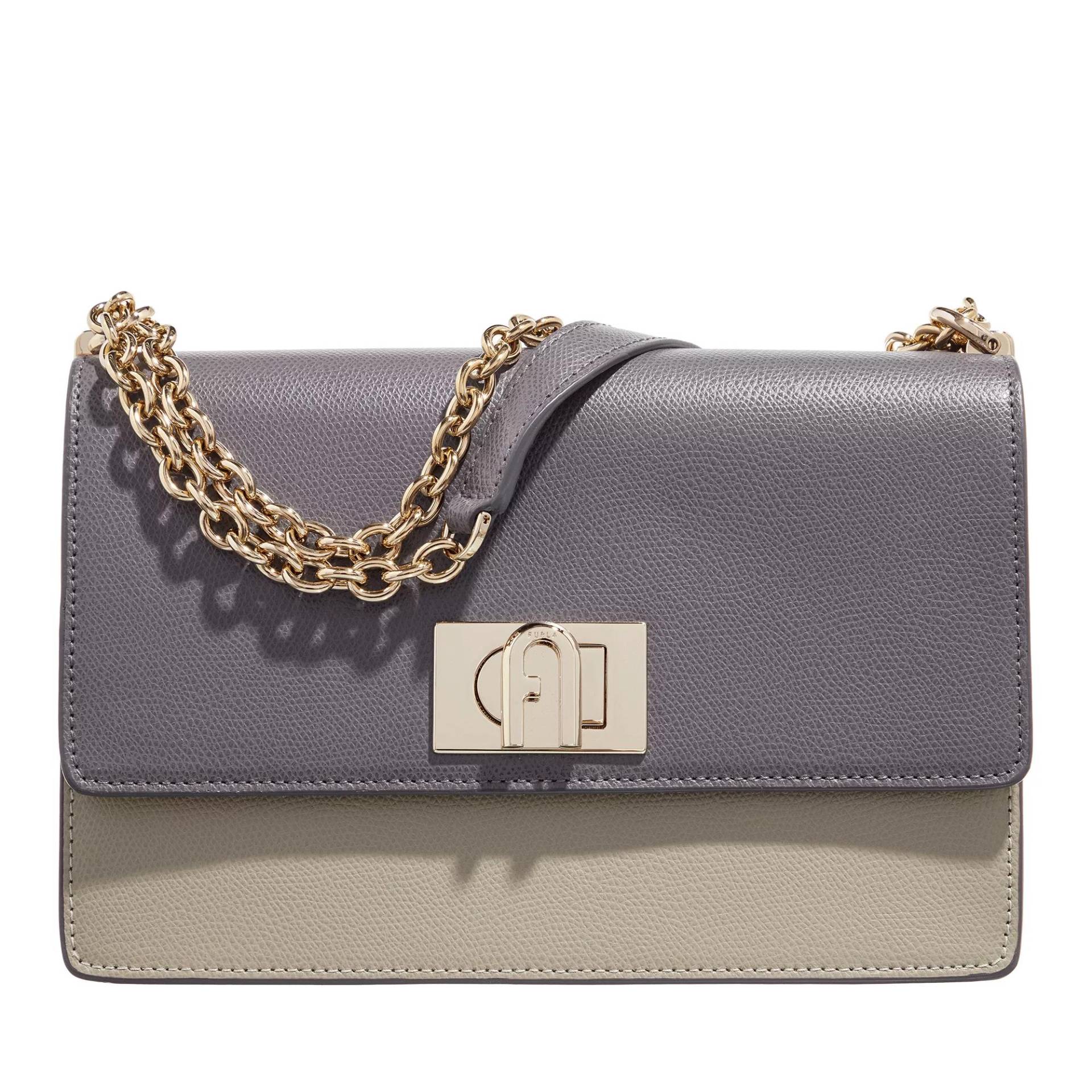 Furla Schultertasche - Furla 1927 S Crossbody 24 - Gr. unisize - in Grau - für Damen von Furla
