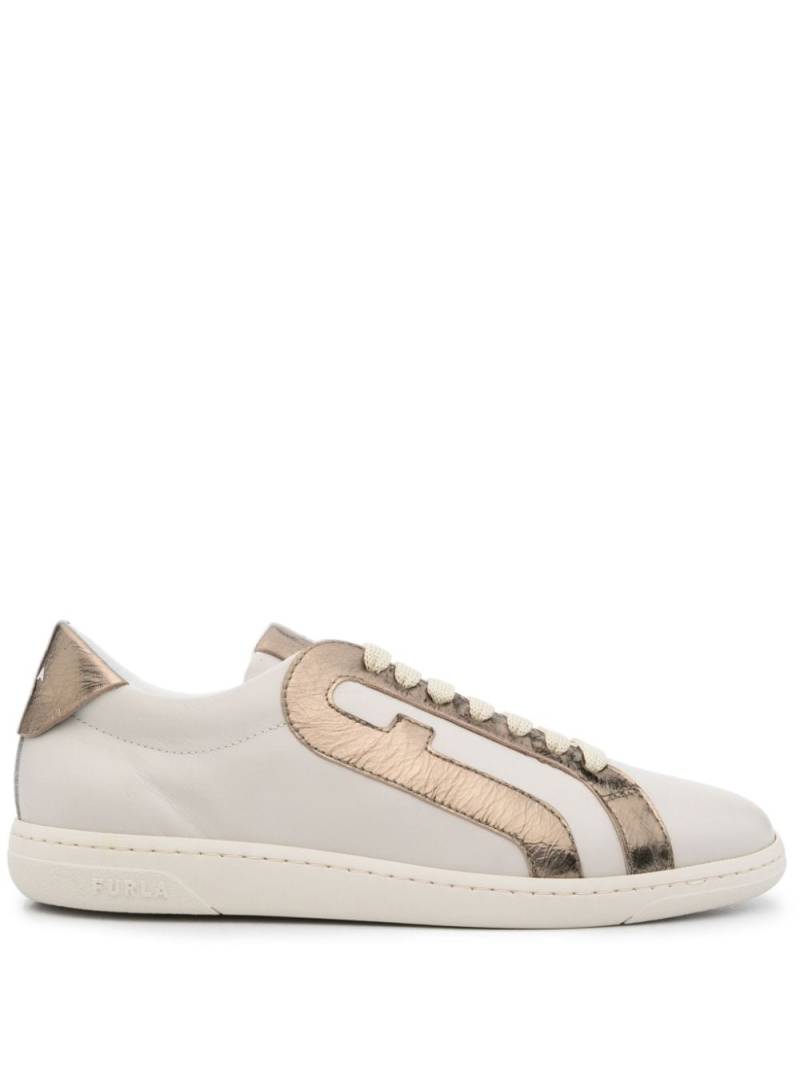 Furla Twist Arch-motif leather sneakers - Neutrals von Furla