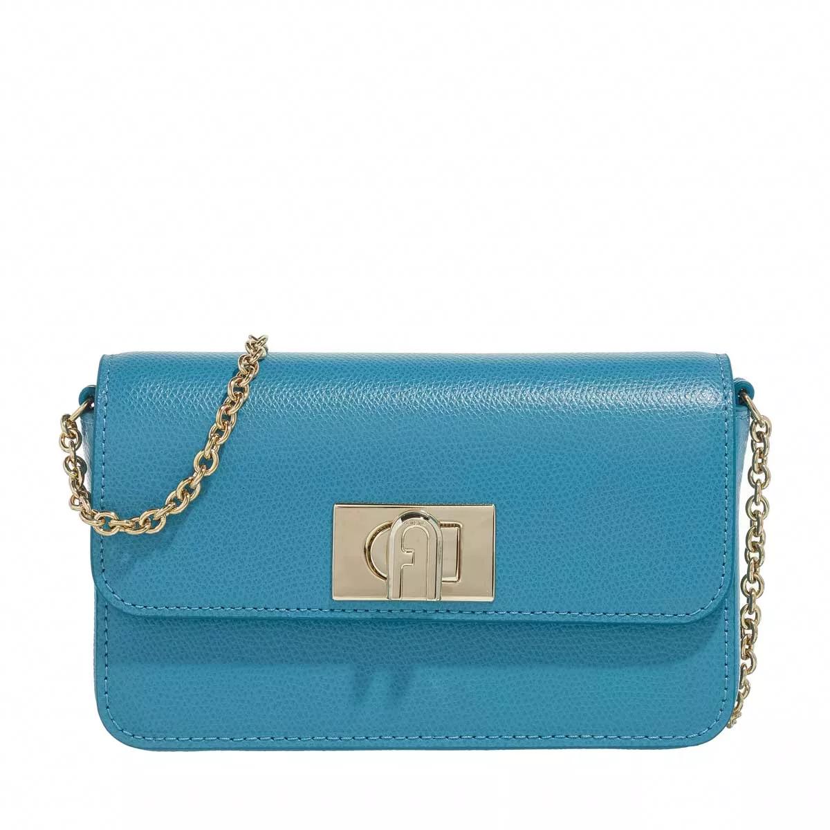 Furla Umhängetasche - Furla 1927 Mini Crossbody - Gr. unisize - in Blau - für Damen von Furla