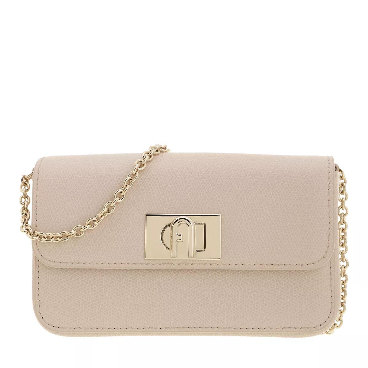 Furla Umhängetasche - Furla 1927 Mini Crossbody - Gr. unisize - in Creme - für Damen von Furla