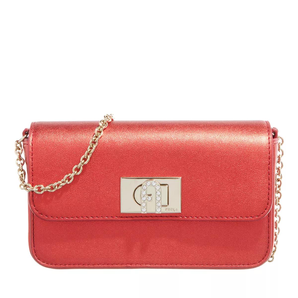 Furla Umhängetasche - Furla 1927 Mini Crossbody - Gr. unisize - in Rot - für Damen von Furla