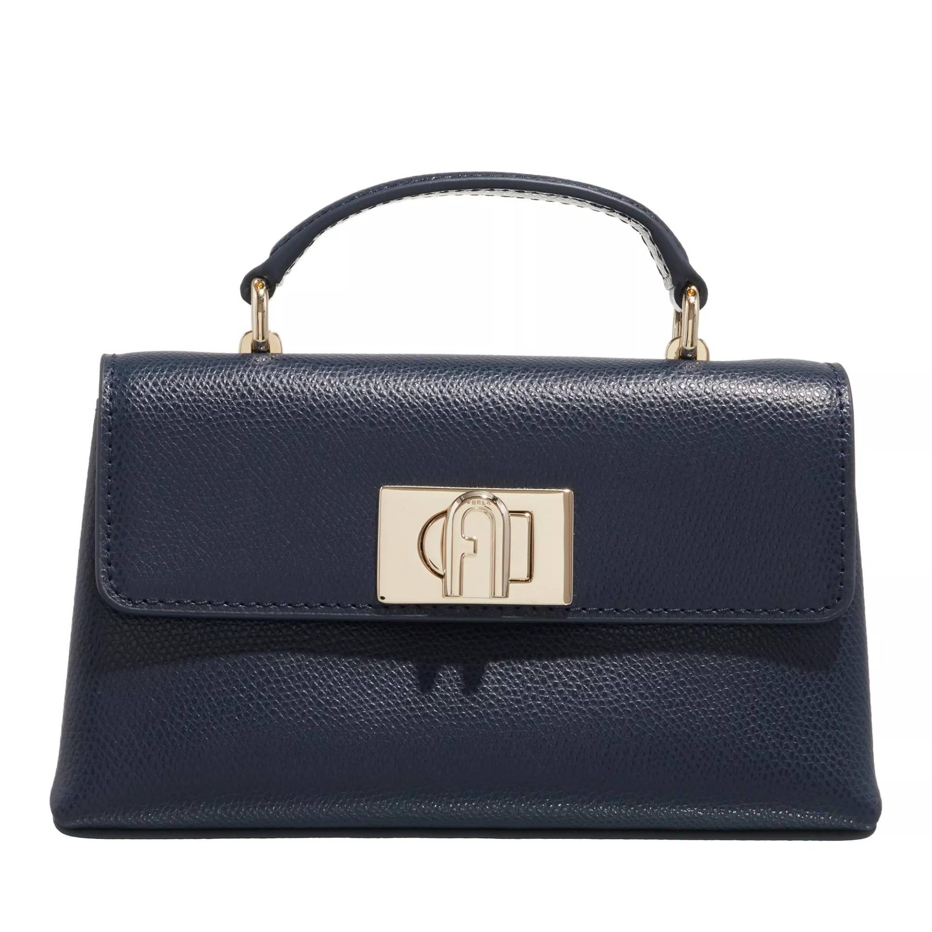 Furla Umhängetasche - Furla 1927 Mini Crossbody Top Handle - Gr. unisize - in Blau - für Damen von Furla