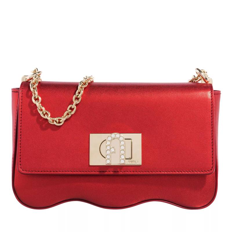 Furla Schultertasche - Furla 1927 Mini Crossbody Wave - Gr. unisize - in Rot - für Damen von Furla