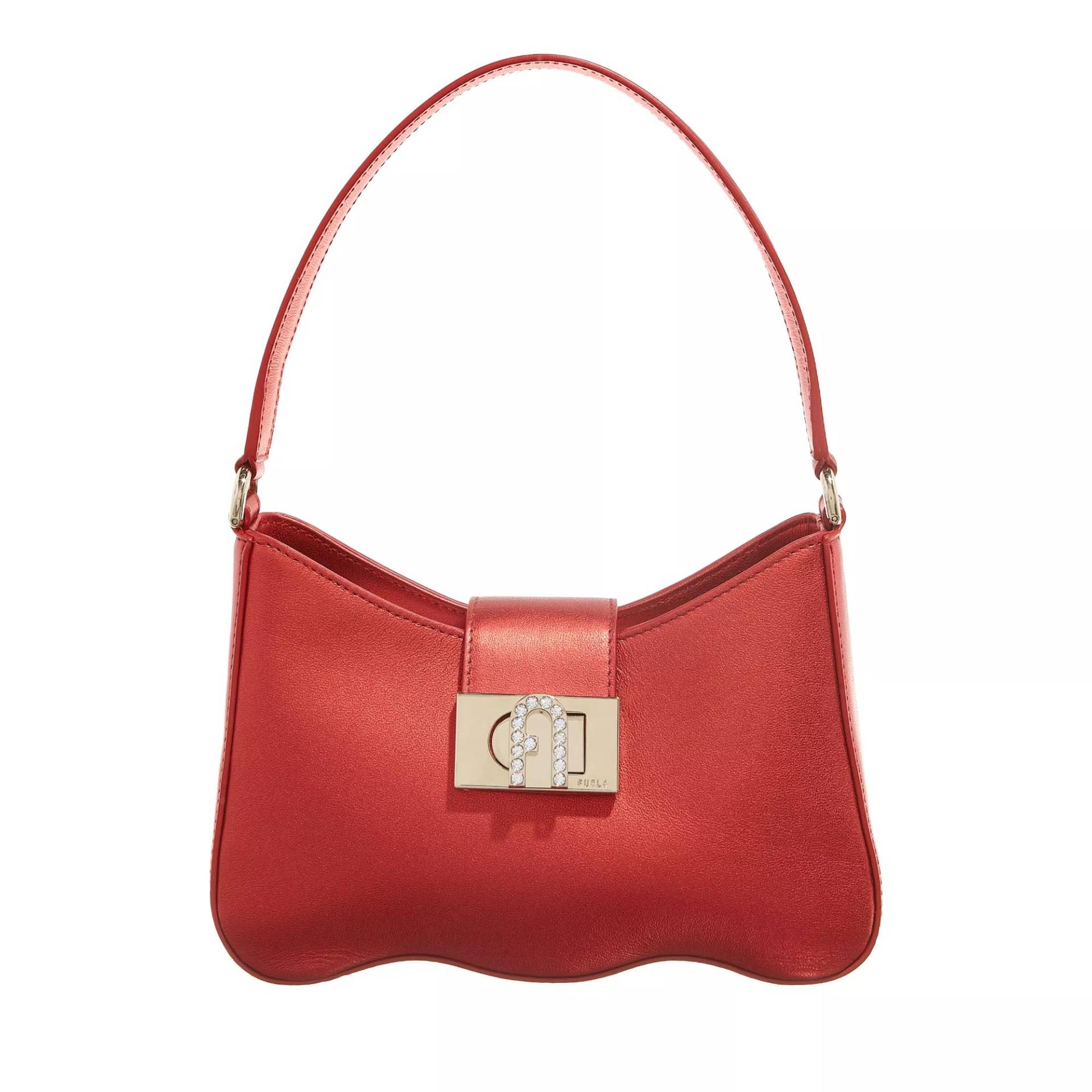 Furla Umhängetasche - Furla 1927 S Shoulder Bag Wave - Gr. unisize - in Rot - für Damen von Furla