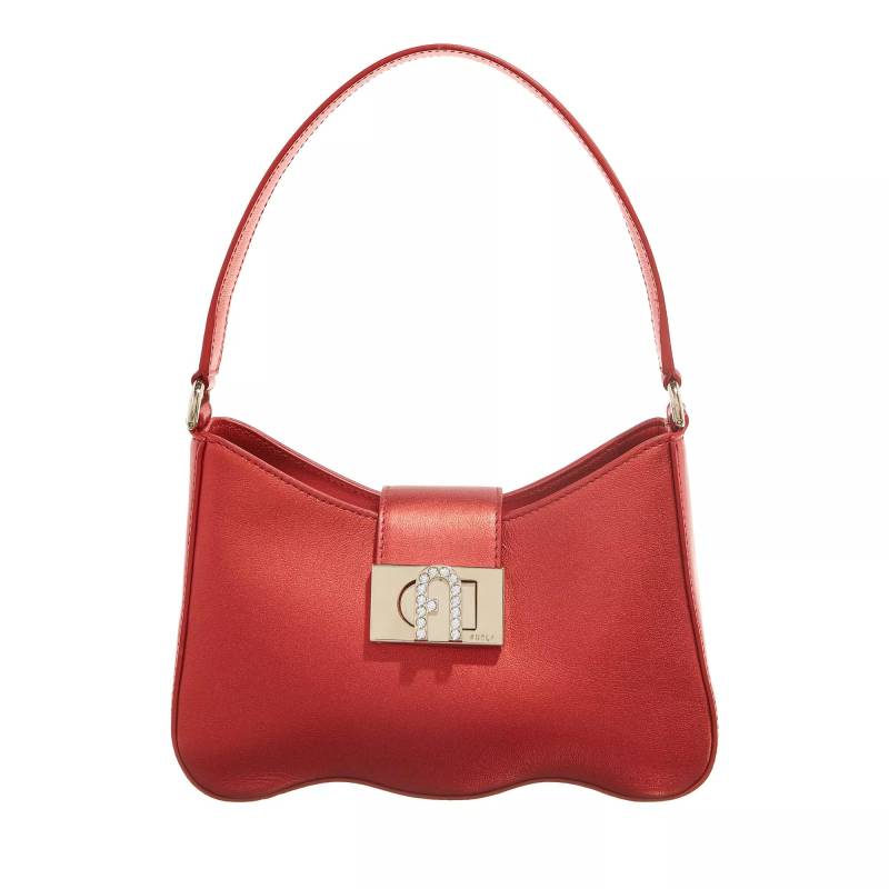 Furla Schultertasche - Furla 1927 S Shoulder Bag Wave - Gr. unisize - in Rot - für Damen von Furla