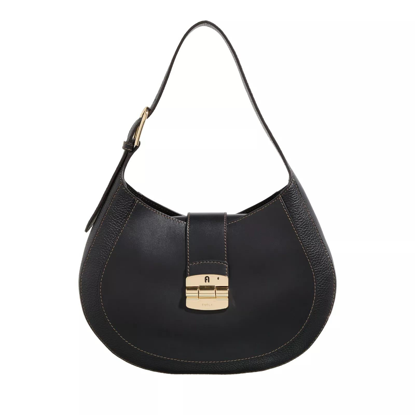 Furla Umhängetasche - Furla Club 2 M Hobo - Gr. unisize - in Schwarz - für Damen von Furla