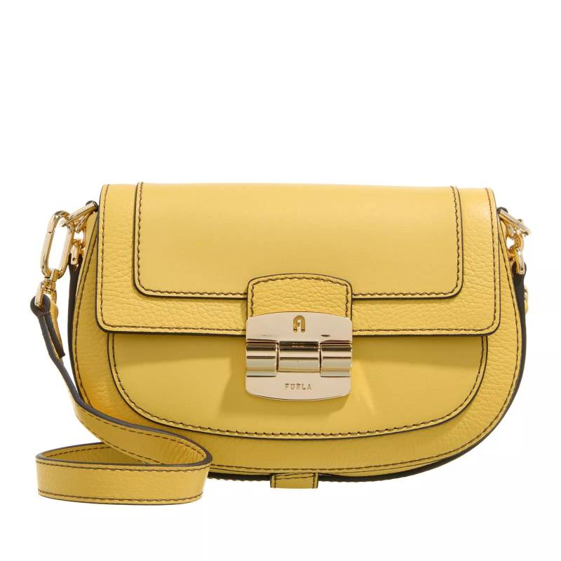 Furla Umhängetasche - Furla Club 2 S Crossbody 26 - Gr. unisize - in Gelb - für Damen von Furla