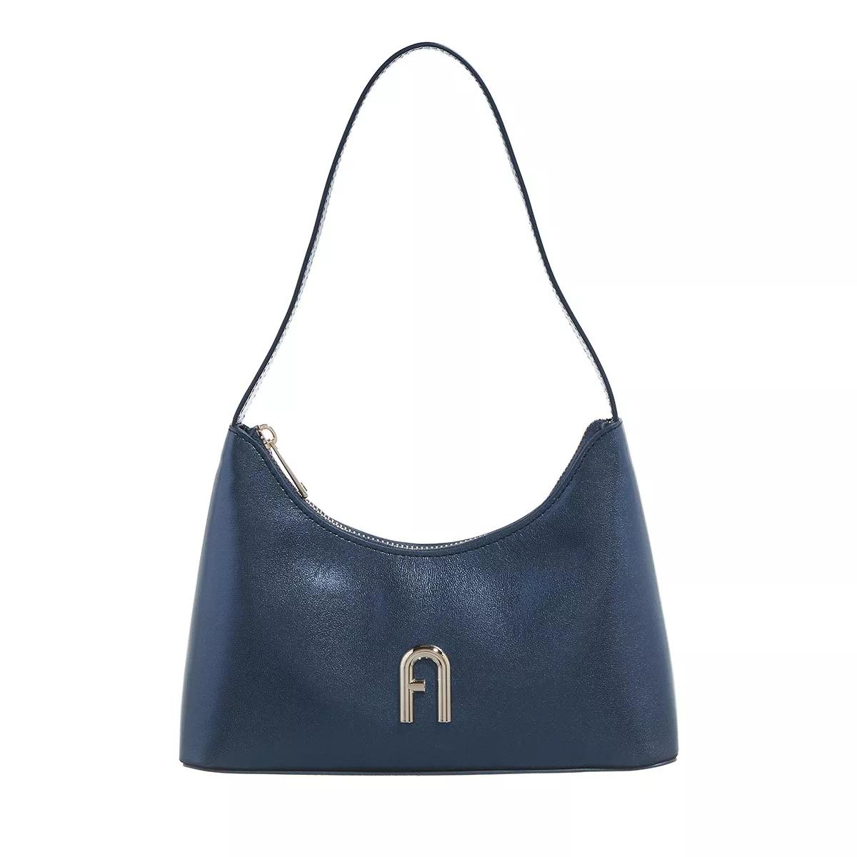 Furla Umhängetasche - Furla Diamante Mini Shoulder Bag - Vitello Gardena - Gr. unisize - in Blau - für Damen von Furla