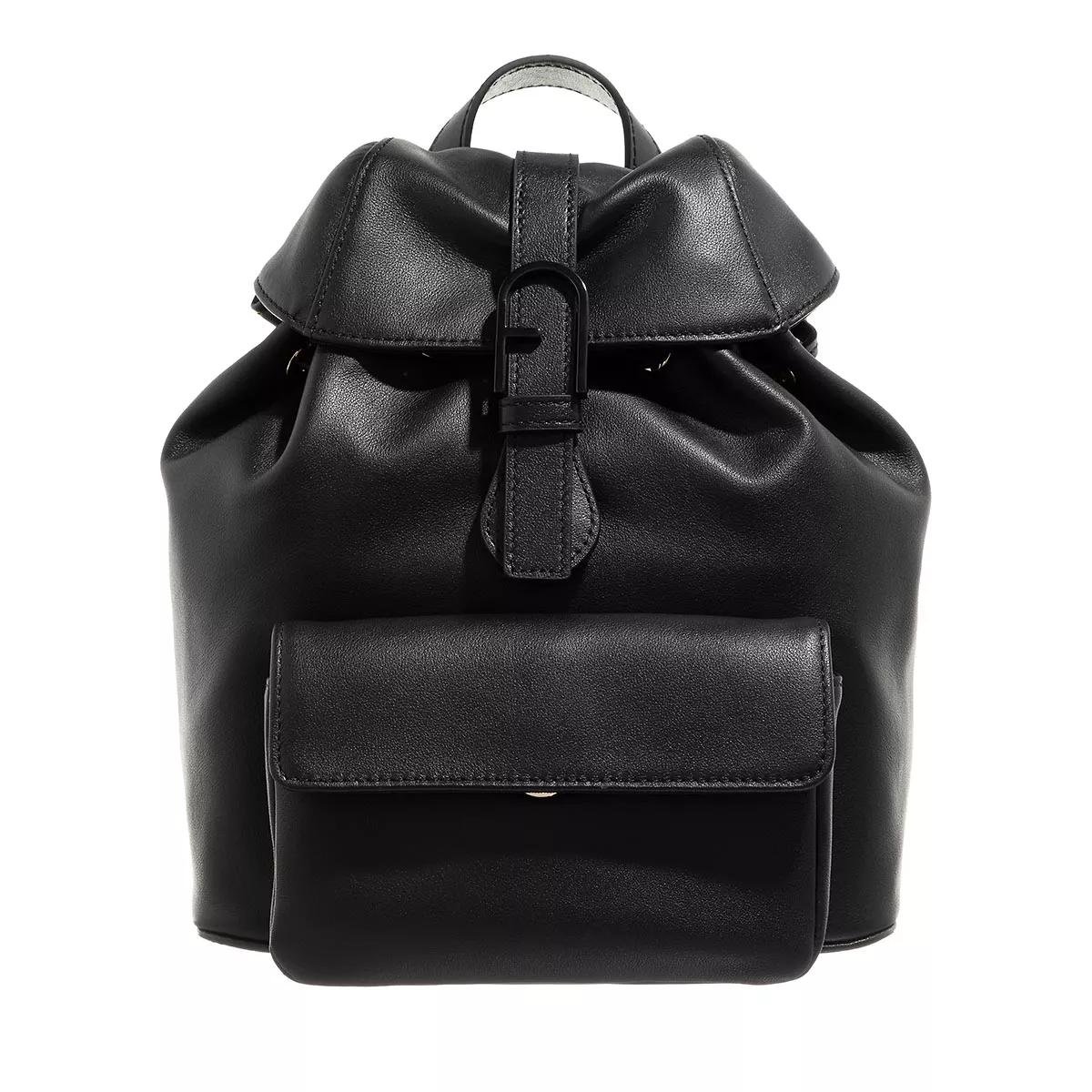 Furla Umhängetasche - Furla Flow S Backpack - Gr. unisize - in Schwarz - für Damen von Furla